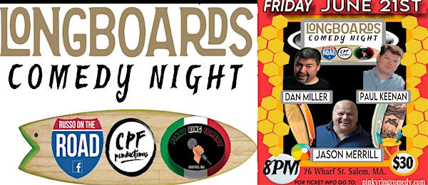 LONGBOARDS COMEDY Fun Friday with Friends 6/21/24