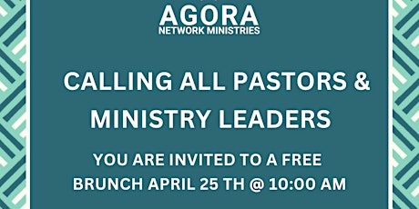 Pastor & Ministry Leaders Free Brunch