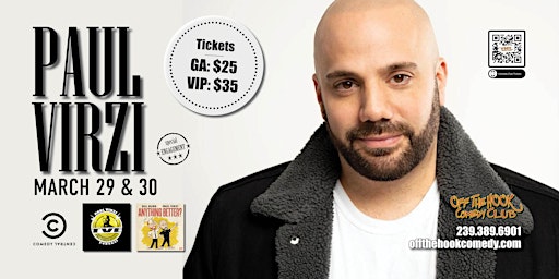 Imagem principal de Comedian Paul Virzi Live In Naples, Florida!