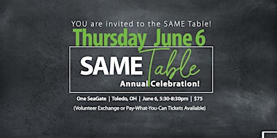 SAME Table Toledo Annual Celebration 2024 primary image