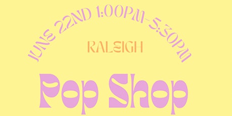 Pop shop hosted by A for Ariel