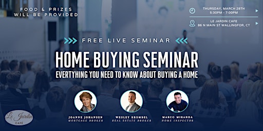 Imagen principal de Free Home Buyer Seminar - Everything You Need to Know About Buying a Home
