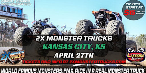 2X Monster Trucks Live Kansas City, KS primary image