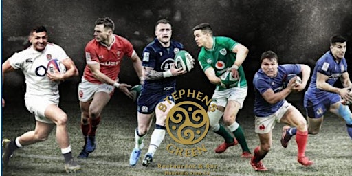 Image principale de 6 Nations Rugby . England vs Ireland . Irish Live music