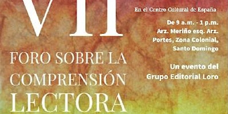 VII FORO SOBRE LA COMPRENSIÓN LECTORA