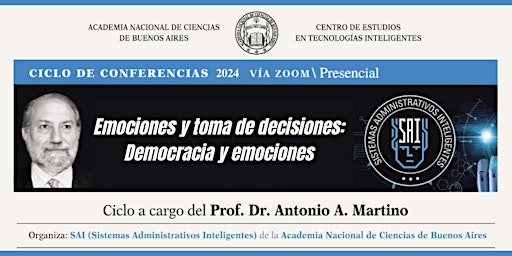 Ciclo Emociones y toma de decisiones: Democracia y emociones - CETI - ANCBA primary image