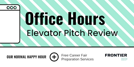 Hauptbild für Office Hours: Elevator Pitch Review