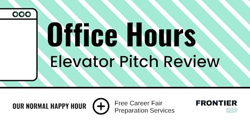 Primaire afbeelding van Office Hours: Elevator Pitch Review