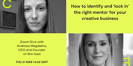 Hauptbild für How to identify and ‘lock in’ the right mentor for your creative business