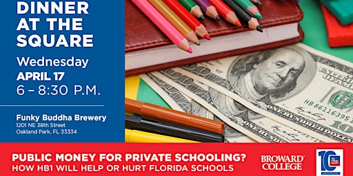 Imagem principal do evento Public Money for Private Use? How HB1 Will Help or Hurt Florida Schools