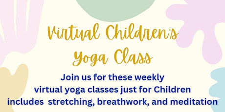 Virtual Children's Yoga Class
