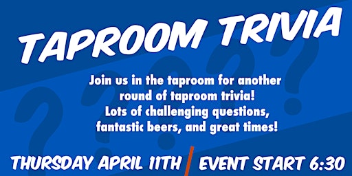 Image principale de Taproom Trivia At Kichesippi!