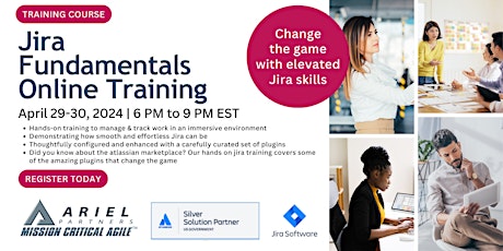 Jira Fundamentals Online Training - April 29-30, 2024