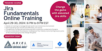 Jira Fundamentals Online Training - April 29-30, 2024 primary image
