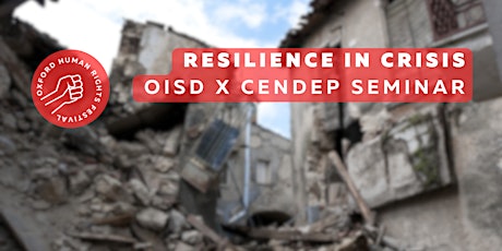 Immagine principale di Resilience in Crisis | OiSD x CENDEP Seminar 