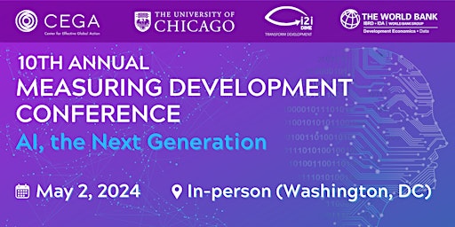 Hauptbild für Measuring Development 2024 | AI, the Next Generation (In Person)