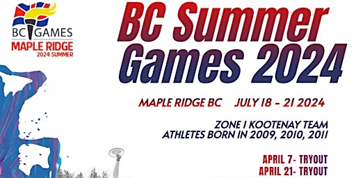 ZONE 1 ULTIMATE - BC Summer Games Tryout Series primary image