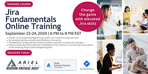 Image principale de Jira Fundamentals Online Training - September 23-24, 2024