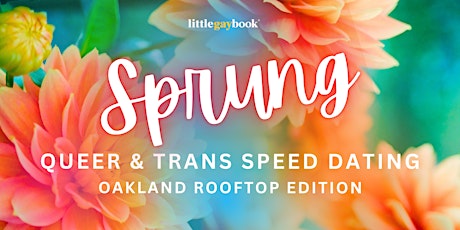 SPRUNG: Queer and Trans Rooftop Speed Dating (Ages 25-40)