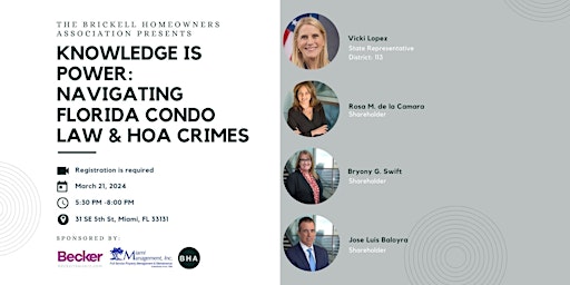 Knowledge is Power: Navigating Florida Condo Law and HOA Crimes primary image