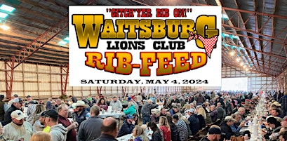 Imagen principal de Waitsburg Lions Club Annual Rib Feed