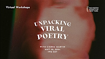 Image principale de PSNY Virtual Workshop: Unpacking Viral Poetry