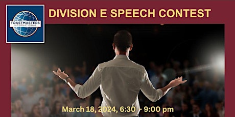 DIVISION E SPEECH CONTESTS - INTERNATIONAL AND EVALUATION primary image