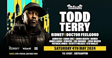 Imagem principal do evento Seaschells Presents TODD TERRY