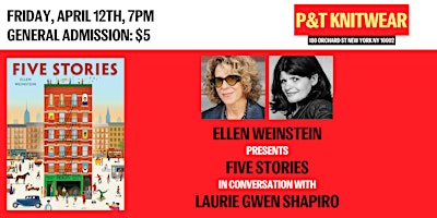 Imagem principal do evento Ellen Weinstein presents Five Stories, feat. Laurie Gwen Shapiro