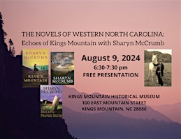 Imagen principal de Echoes of Kings Mountain with Sharyn McCrumb