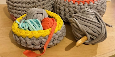 Imagem principal de Crochet -Simple T-Shirt Yarn Bowl Workshop (Eccles, Salford)