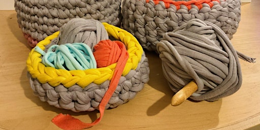 Image principale de Crochet -Simple T-Shirt Yarn Bowl Workshop (Eccles, Salford)