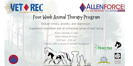 Imagem principal do evento VetRec: Four Week Animal Therapy Program