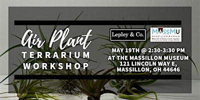 Imagem principal do evento Air Plant Terrariums Workshop with Lepley & Co.