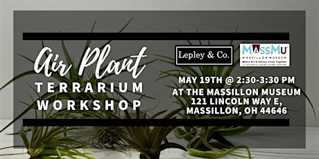 Air Plant Terrariums Workshop with Lepley & Co.