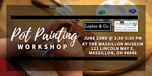 Imagem principal do evento Painting Pots Workshop with Lepley & Co.