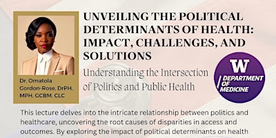 Imagen principal de Unveiling the Political Determinants of Health