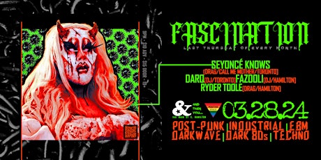 FASCINATION Dark DJ Nights - 03.28.24 -Drag: SEYONCE KNOWS - 2DJs, 2DRAG