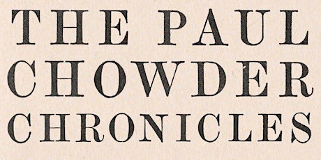 Literary Seminar - The Paul Chowder Chronicles