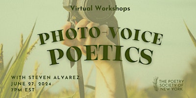 Imagen principal de PSNY Virtual Workshop: Photo-Voice Poetics