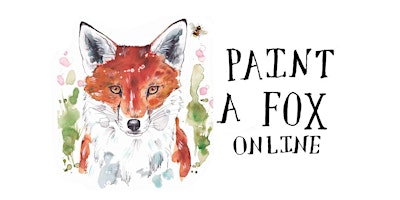 Imagen principal de *ONLINE* Beginner-Friendly Watercolour Tutorial: Paint a Fox with a Bee