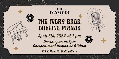 The Ivory Bros Dueling Pianos and Dinner