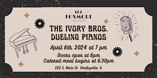 Imagem principal do evento The Ivory Bros Dueling Pianos and Dinner