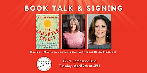 Book Launch! Ros Ben-Moshe's THE LAUGHTER EFFECT primary image