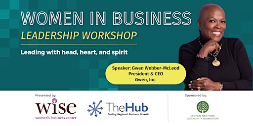 Women in Business Leadership Workshop: Leading with Head, Heart, and Spirit primary image