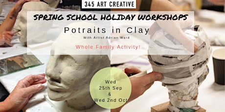 Portraits in Clay! School Holiday Family Workshop primary image
