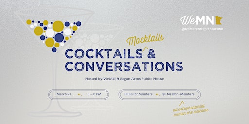 Imagem principal do evento Cocktails, Mocktails, and Conversations