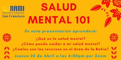 Presentación: Salud mental en Español 101 / Mental Health 101 (En español!)