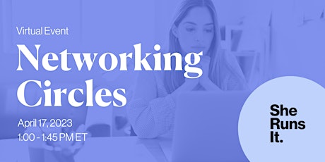 VIRTUAL EVENT: Networking Circles primary image