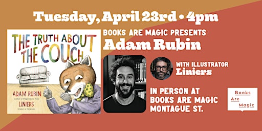 In-Store: Adam Rubin & Liniers present The Truth About the Couch primary image
